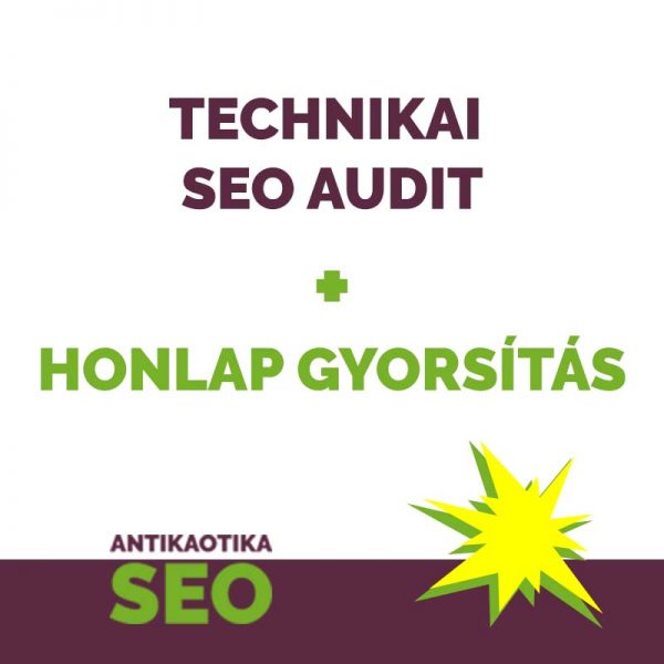 Technikai SEO audit + honlapgyorsítás